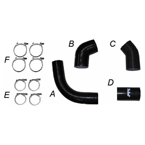 PPE Silicone Hoses and Stainless Steel Clamps, 2002-2004 LB7