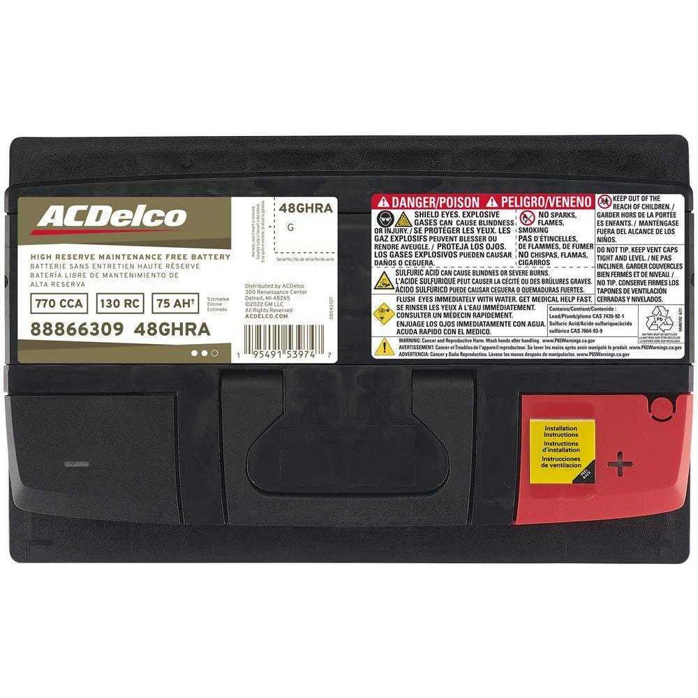 ACDelco Gold High Reserve Battery, 2007.5-2025 LMM/LML/L5P - Image 4