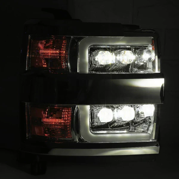 AlphaRex MKII Nova-Series LED Projector Headlights - Chrome, 2015-2019 Silverado LML/L5P - Image 4