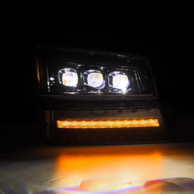 AlphaRex Nova-Series LED Projector Alpha-Black Headlights, 2003-2007 Silverado LB7/LLY/LBZ - Image 4