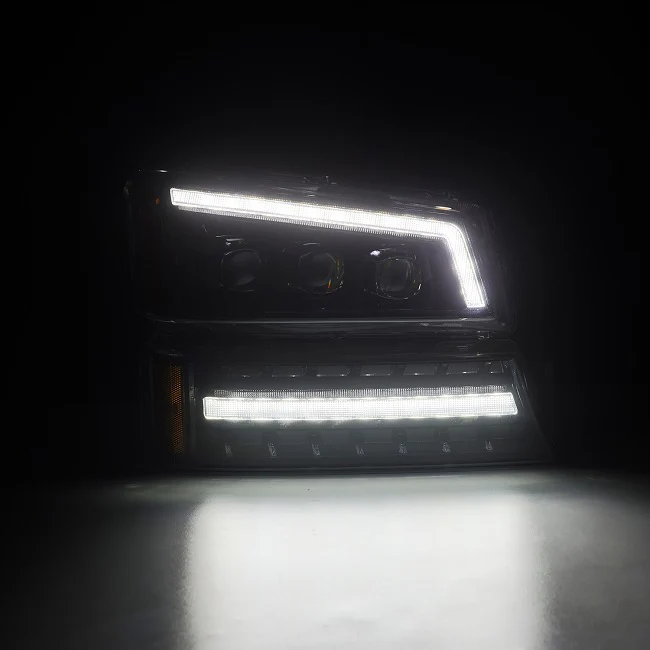 AlphaRex Nova-Series LED Projector Alpha-Black Headlights, 2003-2007 Silverado LB7/LLY/LBZ - Image 5