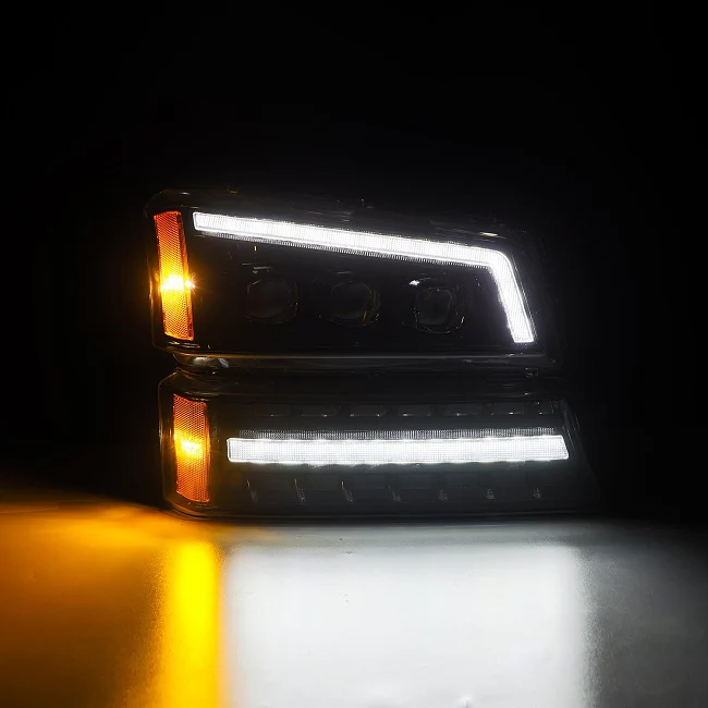 AlphaRex Nova-Series LED Projector Alpha-Black Headlights, 2003-2007 Silverado LB7/LLY/LBZ - Image 7
