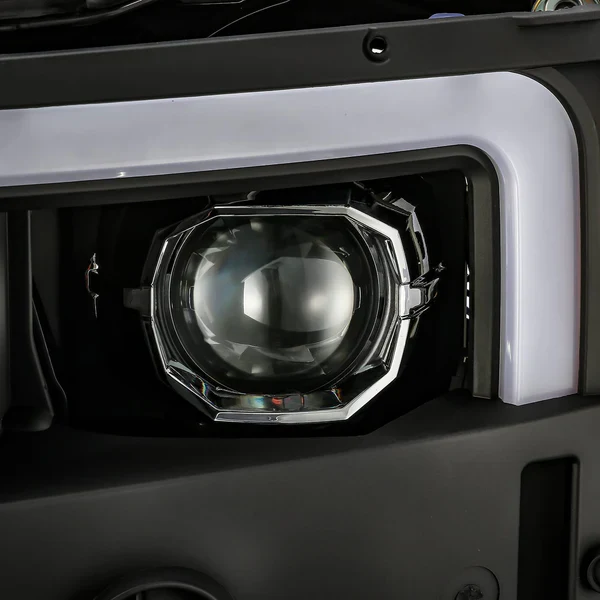 AlphaRex Pro-Series Halogen Projector Headlights - Black, 2015-2019 Silverado LML/L5P - Image 2