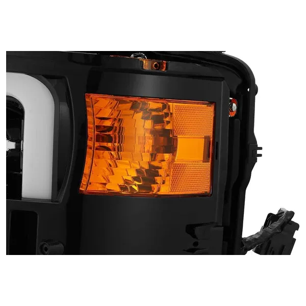 AlphaRex Pro-Series Halogen Projector Headlights - Jet Black, 2015-2019 Silverado LML/L5P - Image 3