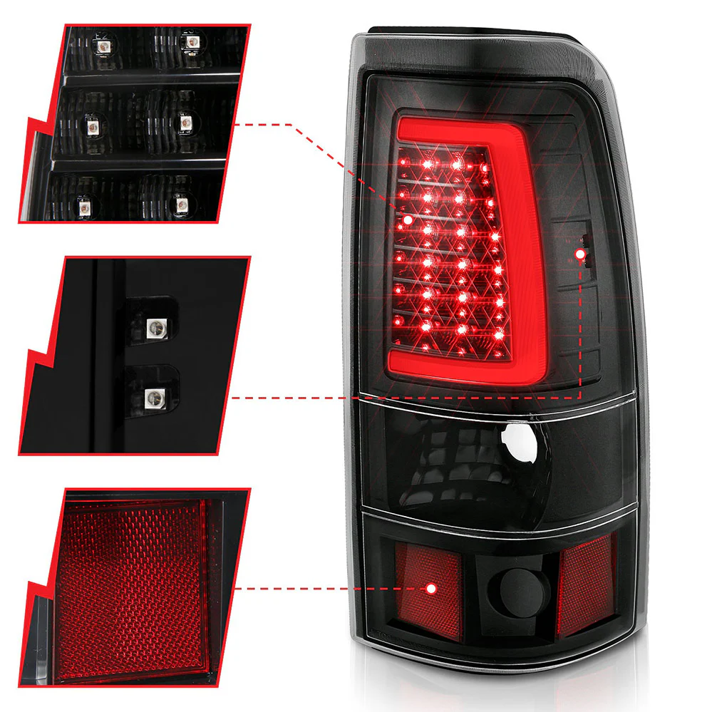 Anzo LED Tail Lights - Black 2001-2007 LB7/LLY/LBZ - Image 3