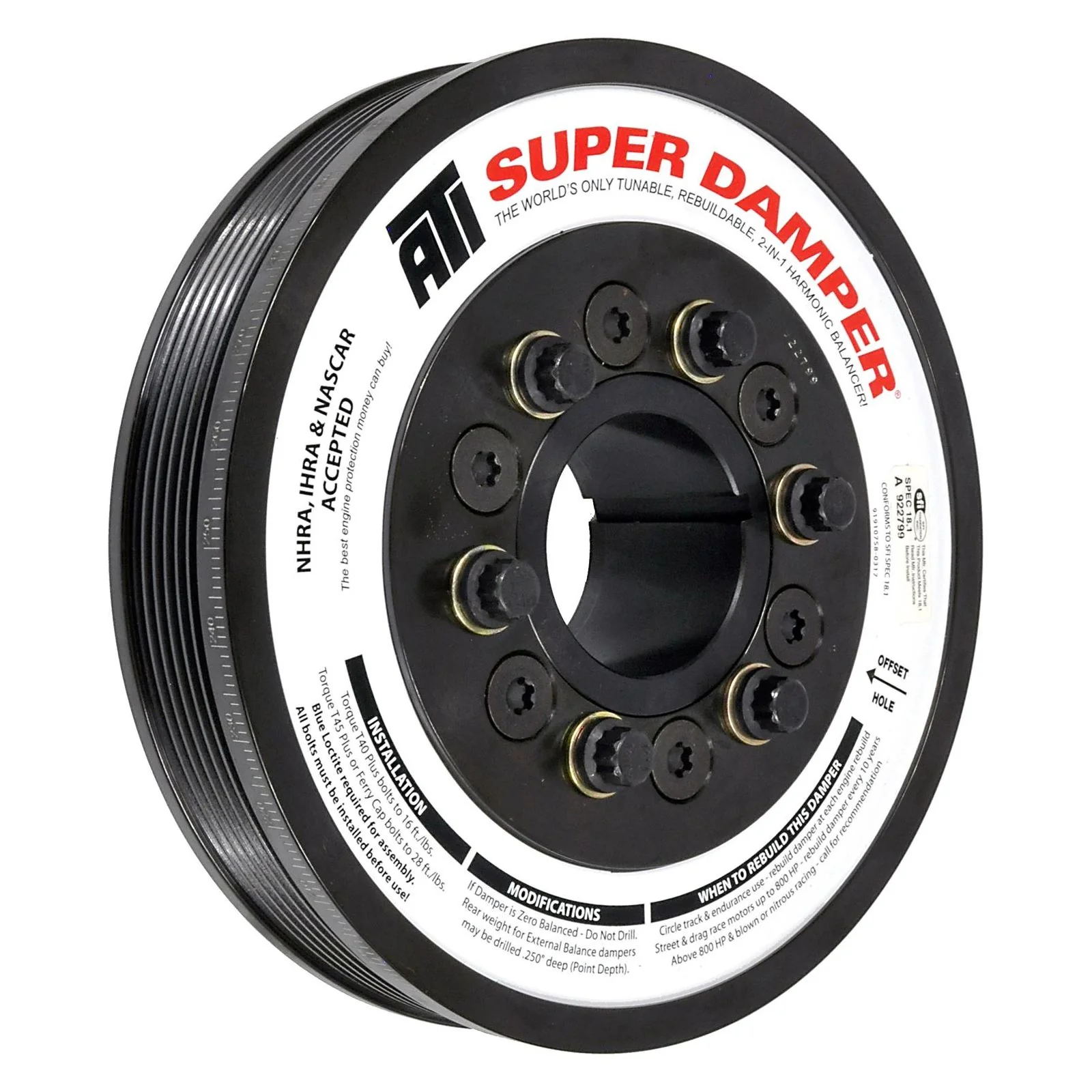 ATI Super Damper Internally Balanced Crankshaft LB7/LLY/LBZ/LMM/LML