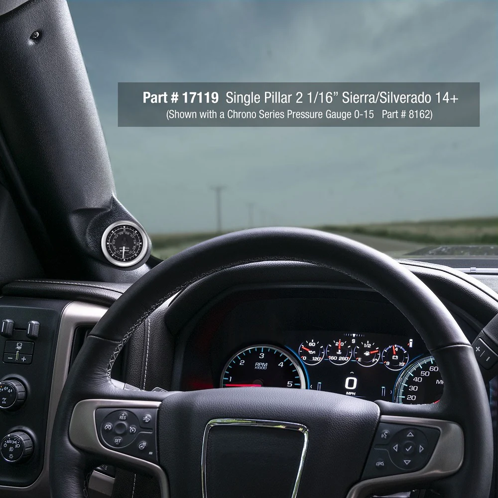 Autometer Single Gauge Pillar, 2014-2019 LML/L5P - Image 2