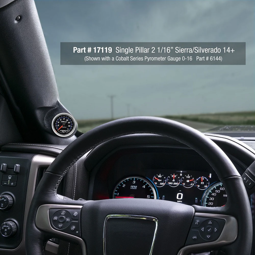Autometer Single Gauge Pillar, 2014-2019 LML/L5P - Image 3