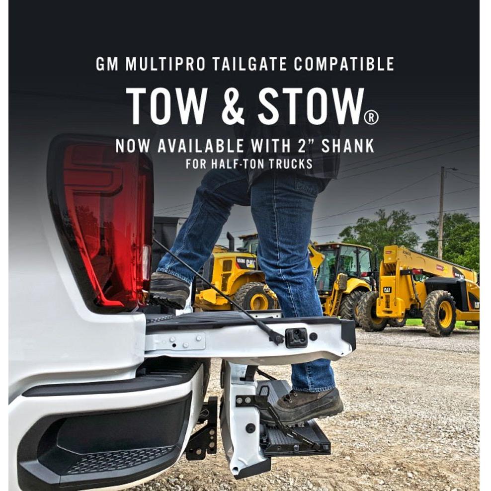 B&W Tow & Stow Ball Mount, 2" Receiver (Multi-Pro Tailgate Compatible) - Image 9