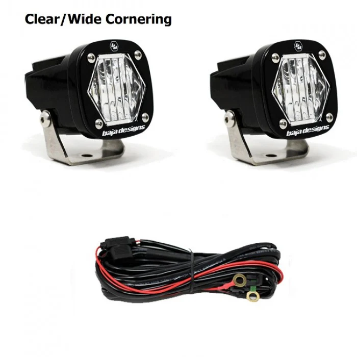 Baja Designs S1 Black LED Auxiliary Light Pod Pair - Image 2