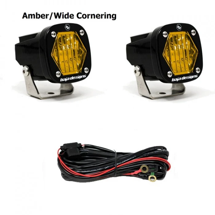 Baja Designs S1 Black LED Auxiliary Light Pod Pair - Image 4