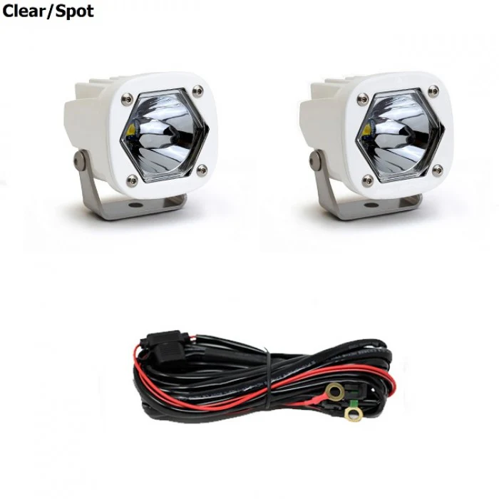 Baja Designs S1 White LED Auxiliary Light Pod Pair