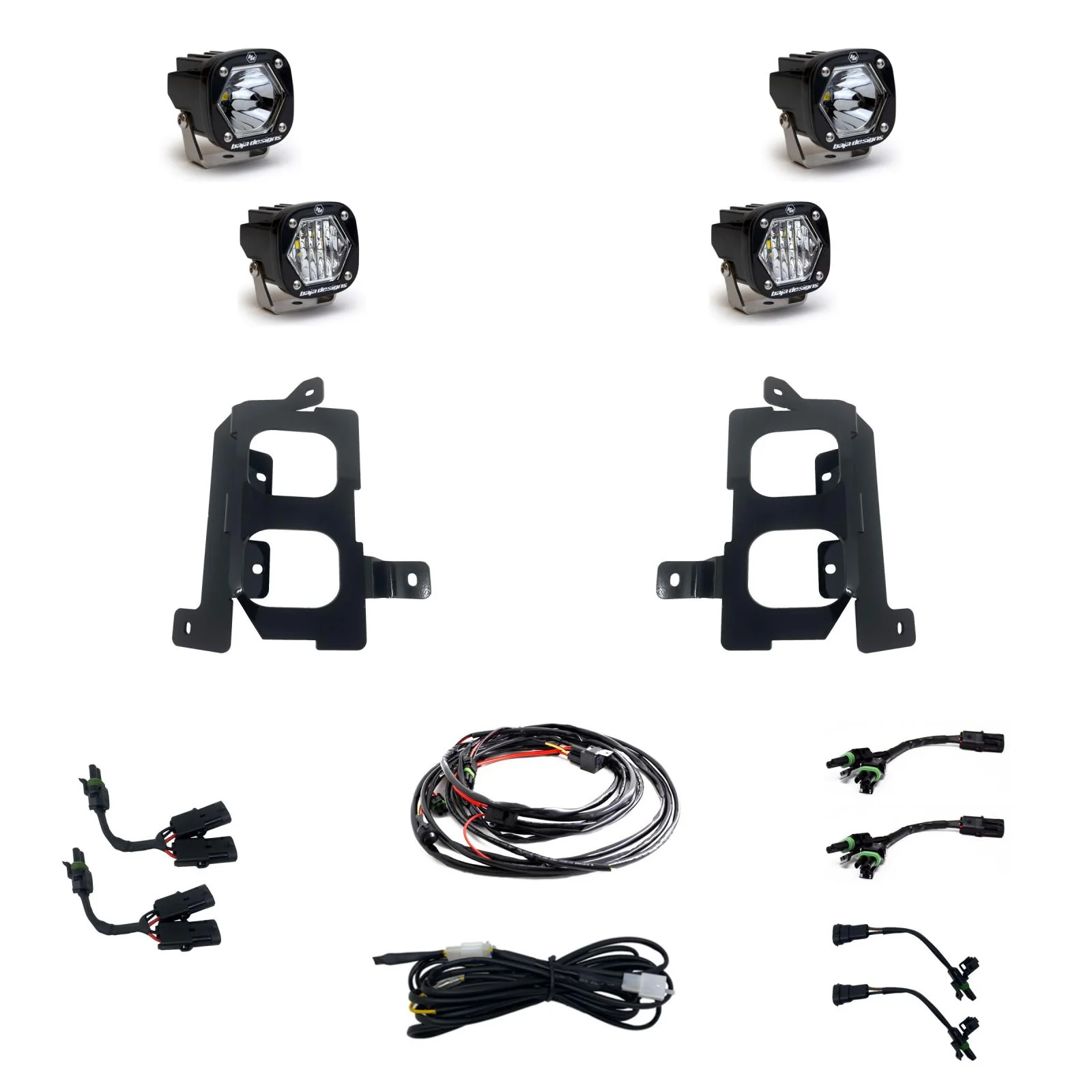 Baja Designs S1 Dual Fog Pocket Light Kit, 2020-2023 Sierra L5P - Image 2
