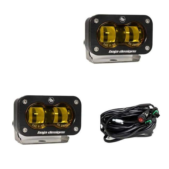 Baja Designs S2 SAE LED Auxiliary Light Pod Pair - Image 2