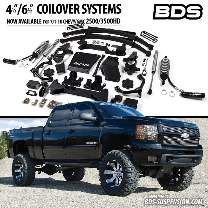 BDS 6.5" Coilover Lift Kit, 2001-2010 LB7/LLY/LBZ/LMM - Image 4