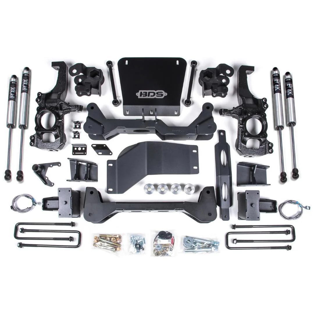 BDS 6.5" High Clearance Suspension Lift Kit Fox 2.0 Shocks, 2020-2024 L5P
