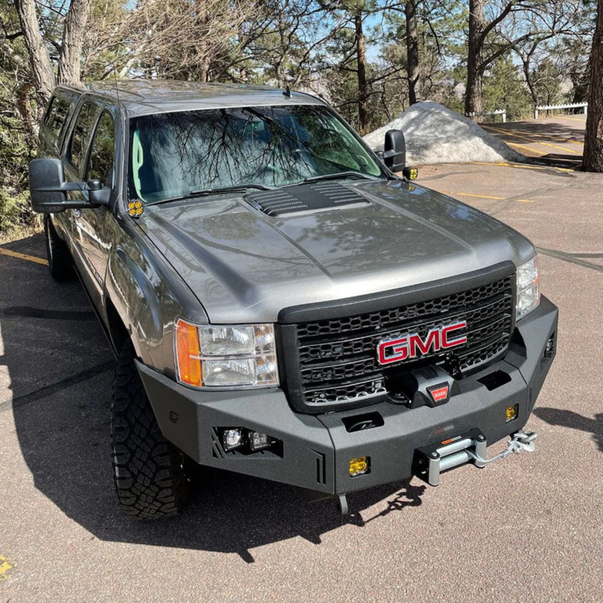 Chassis Unlimited Octane Series Front Winch Bumper, 2011-2014 GMC LML - Image 2