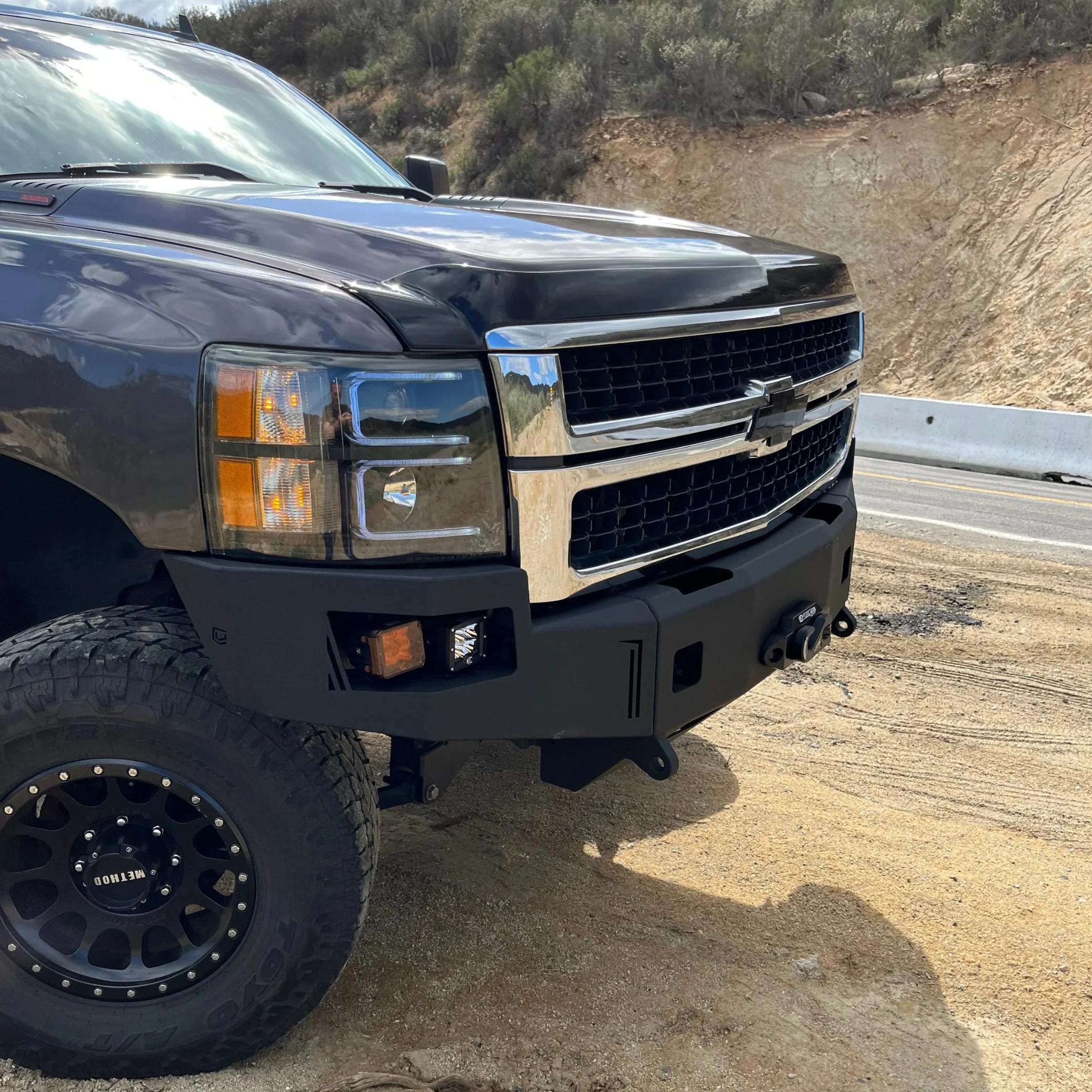 Chassis Unlimited Octane Series Front Winch Bumper, 2011-2014 Chevy LML - Image 2