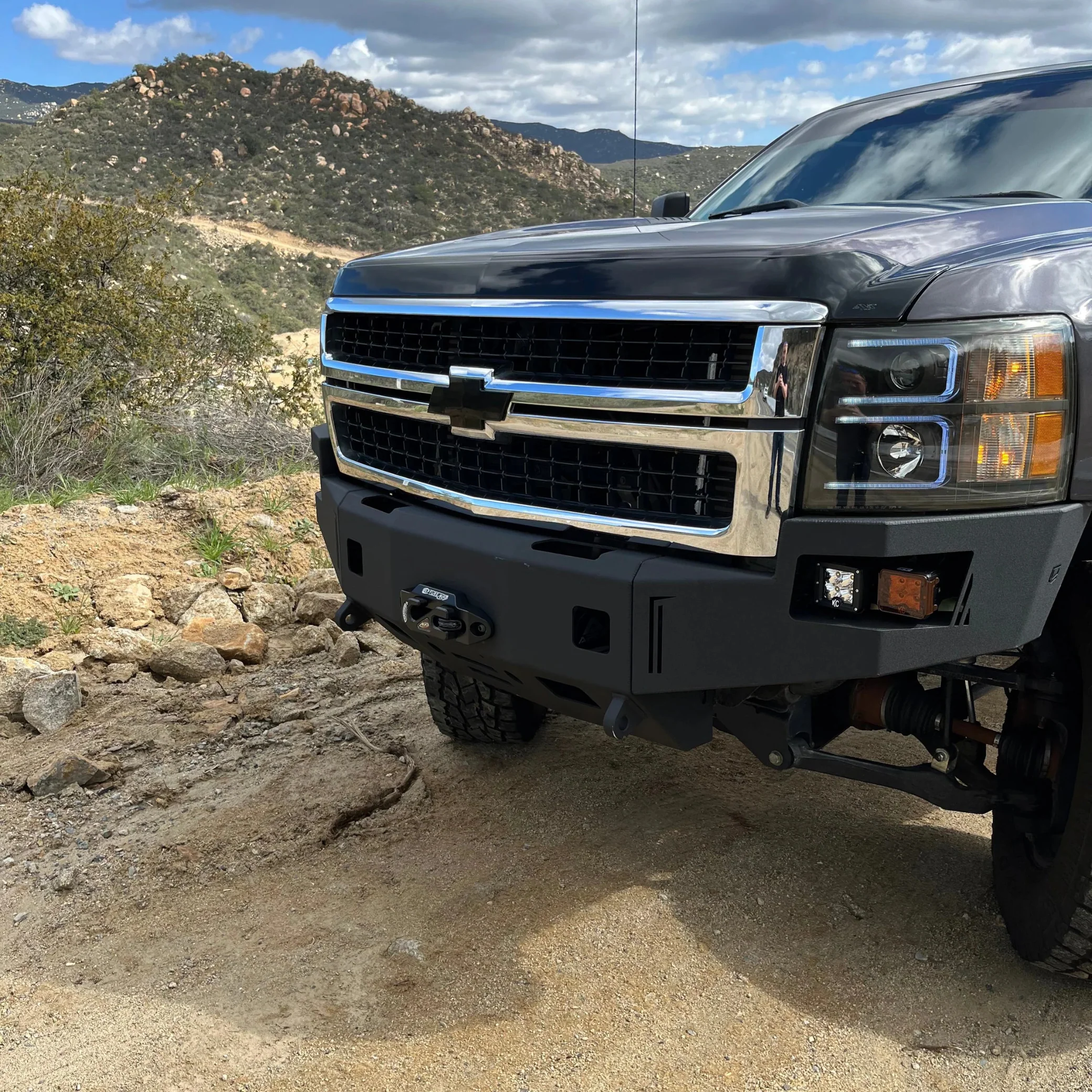 Chassis Unlimited Octane Series Front Winch Bumper, 2011-2014 Chevy LML - Image 4