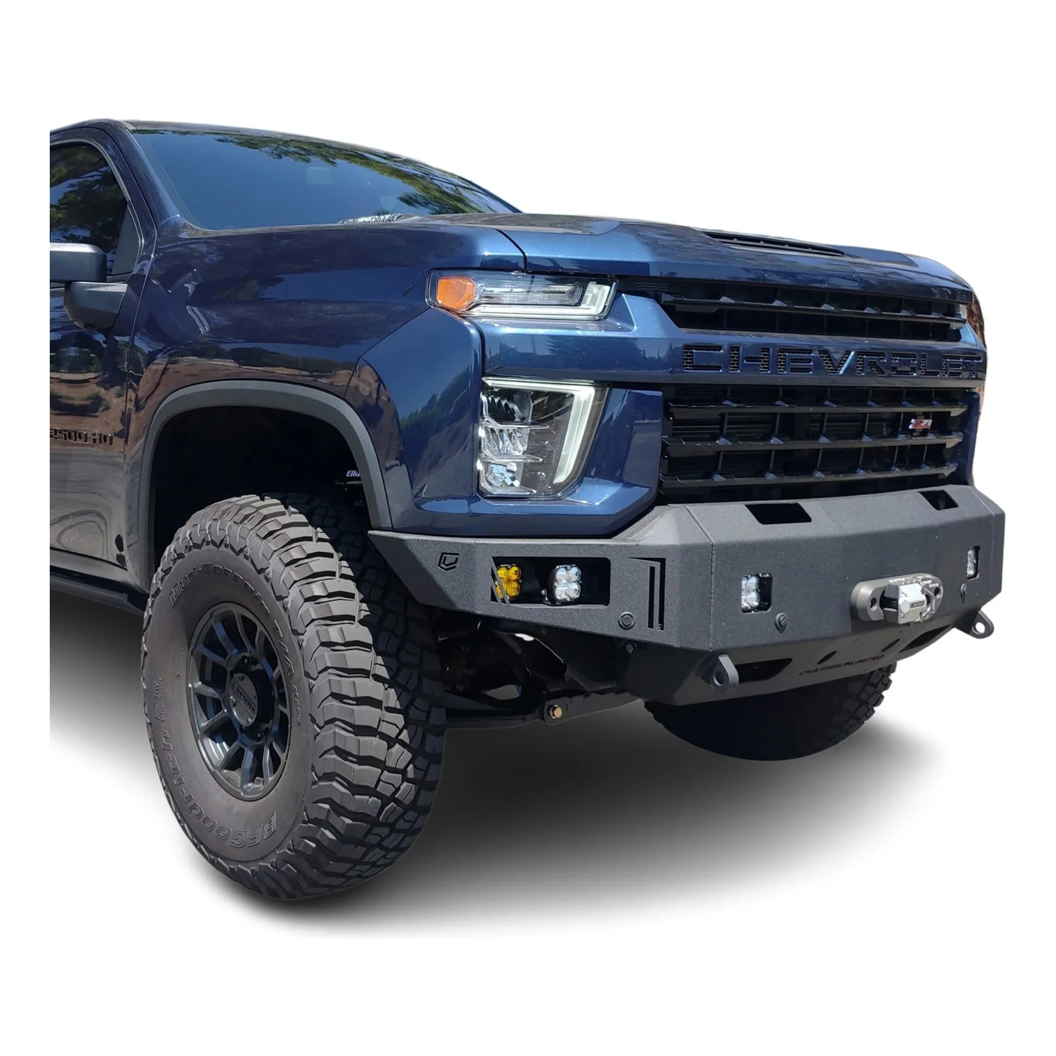 Chassis Unlimited Octane Series Front Winch Bumper, 2020-2023 L5P