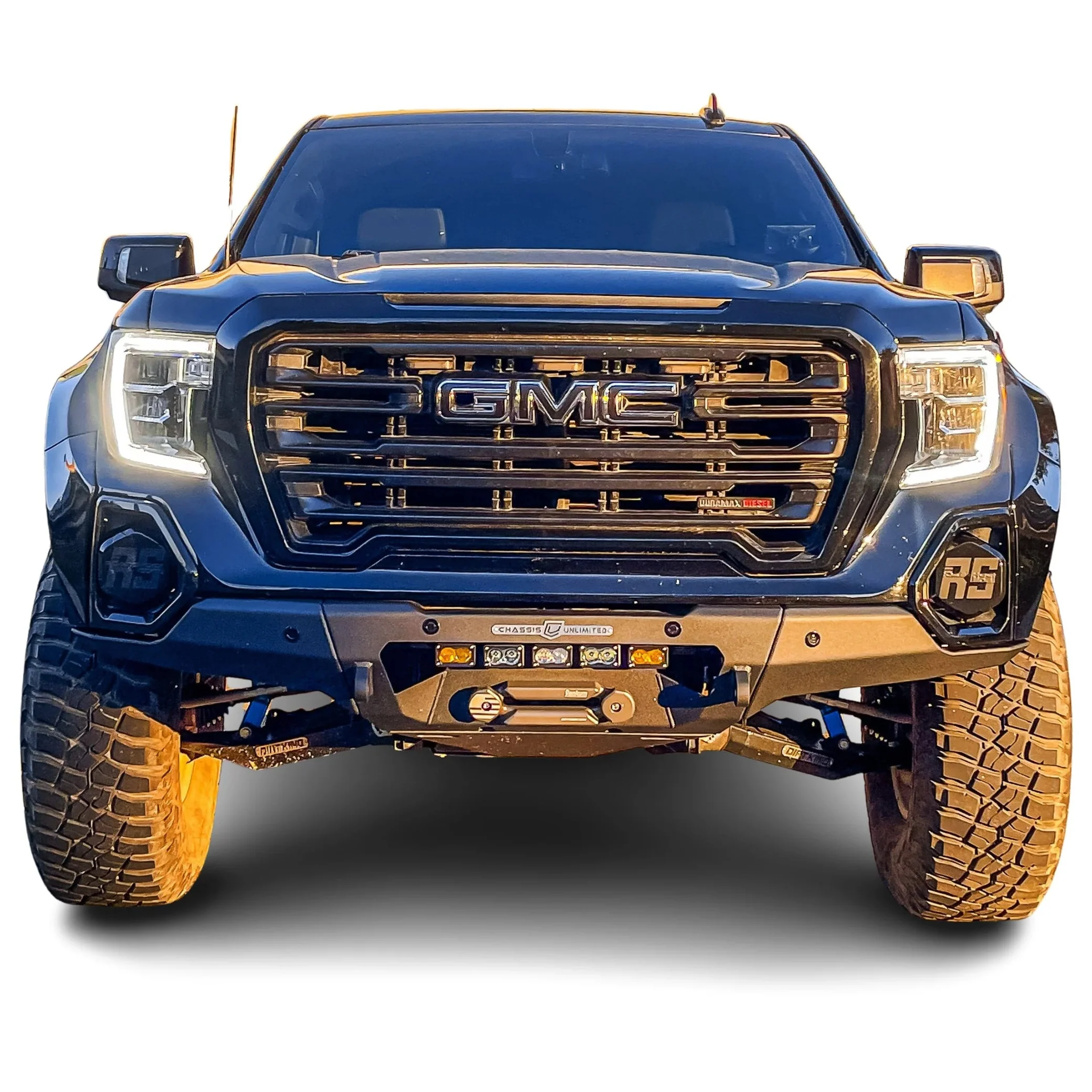 Chassis Unlimited RTS Front Winch Bumper, 2020-2021 LM2
