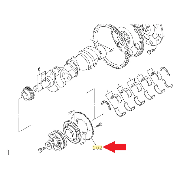 Crankshaft Position Sensor Exciter Ring, 2006-2016 LBZ/LMM/LML - Image 2