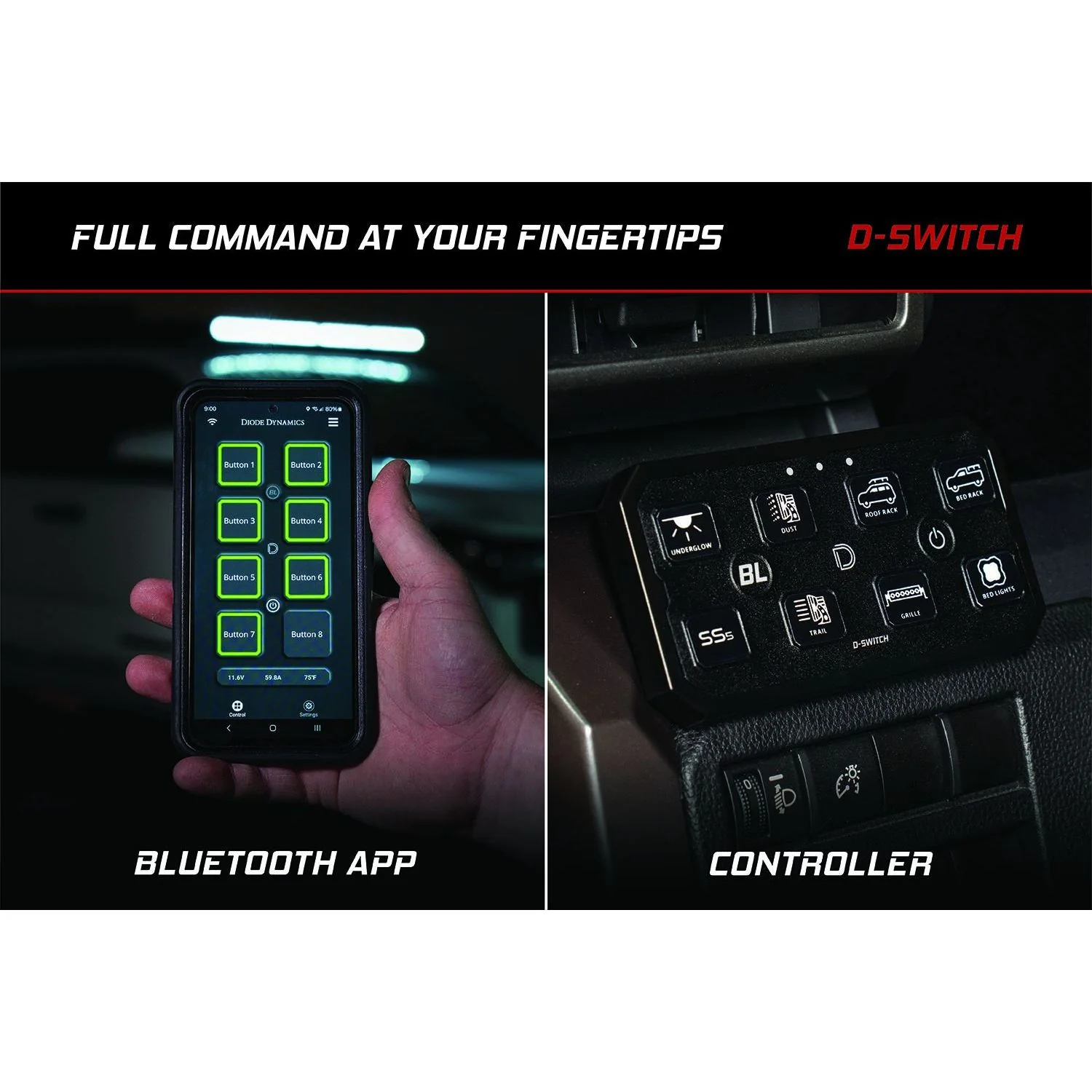 Diode Dynamics D-Switch 8-Channel Switch Panel - Image 7