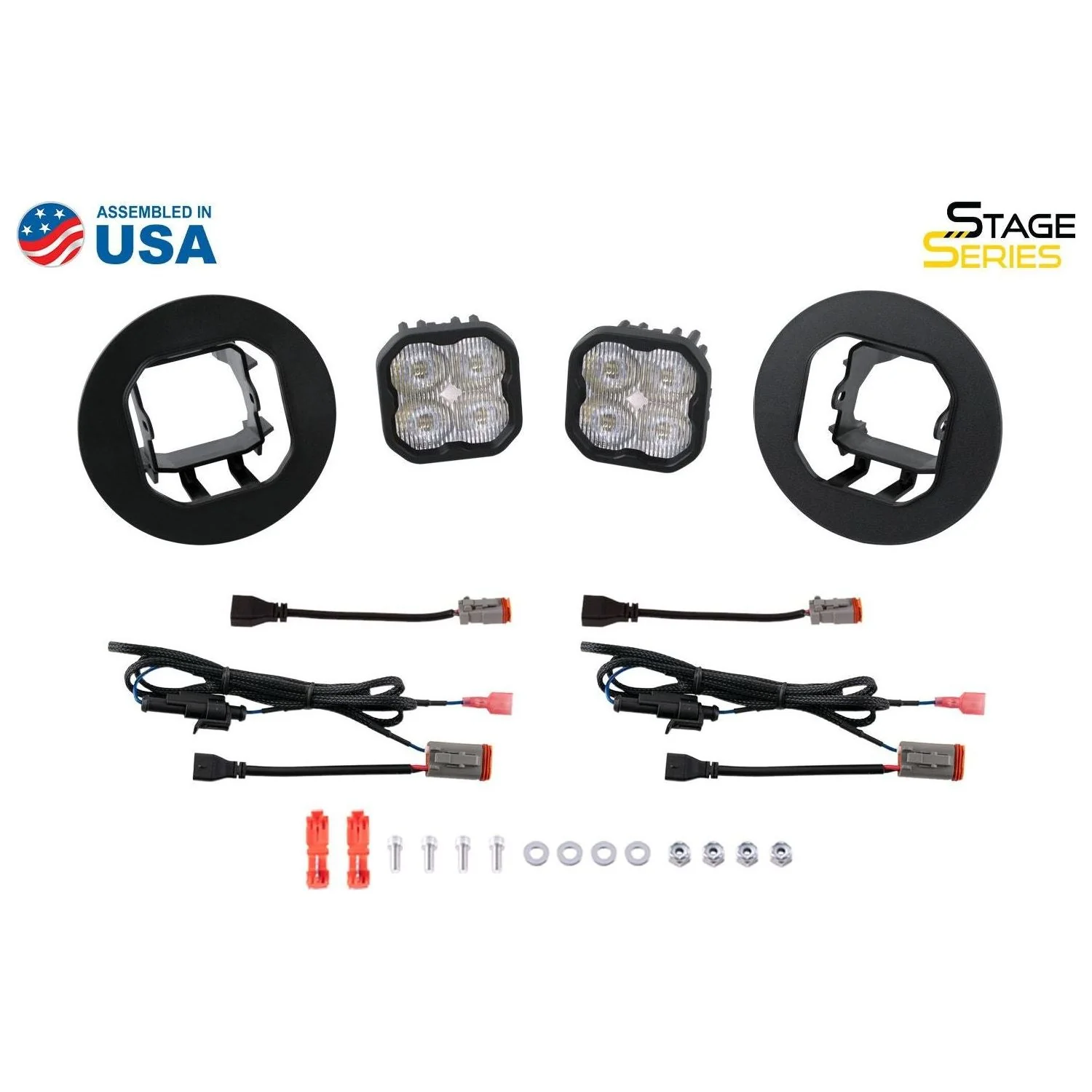 Diode Dynamics SS3 LED Fog Light Kit, 2007.5-2014 Sierra LMM/LML