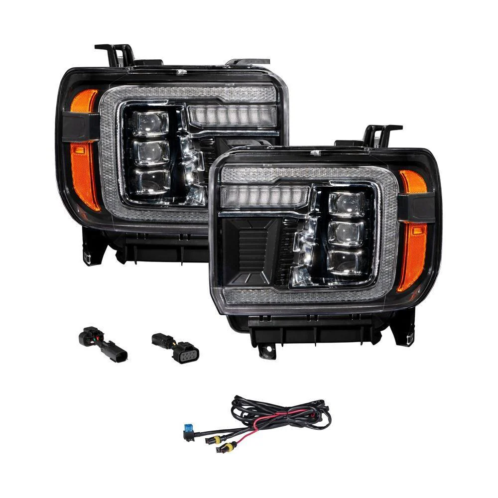 Diode LED Projector Headlights, 2015-2019 Sierra LML/L5P