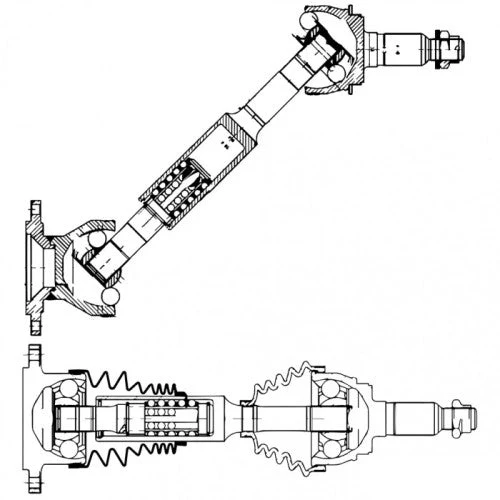 DMAX Extended Travel Front CV Axle Assembly, 2015-2019 LML/L5P - Image 11