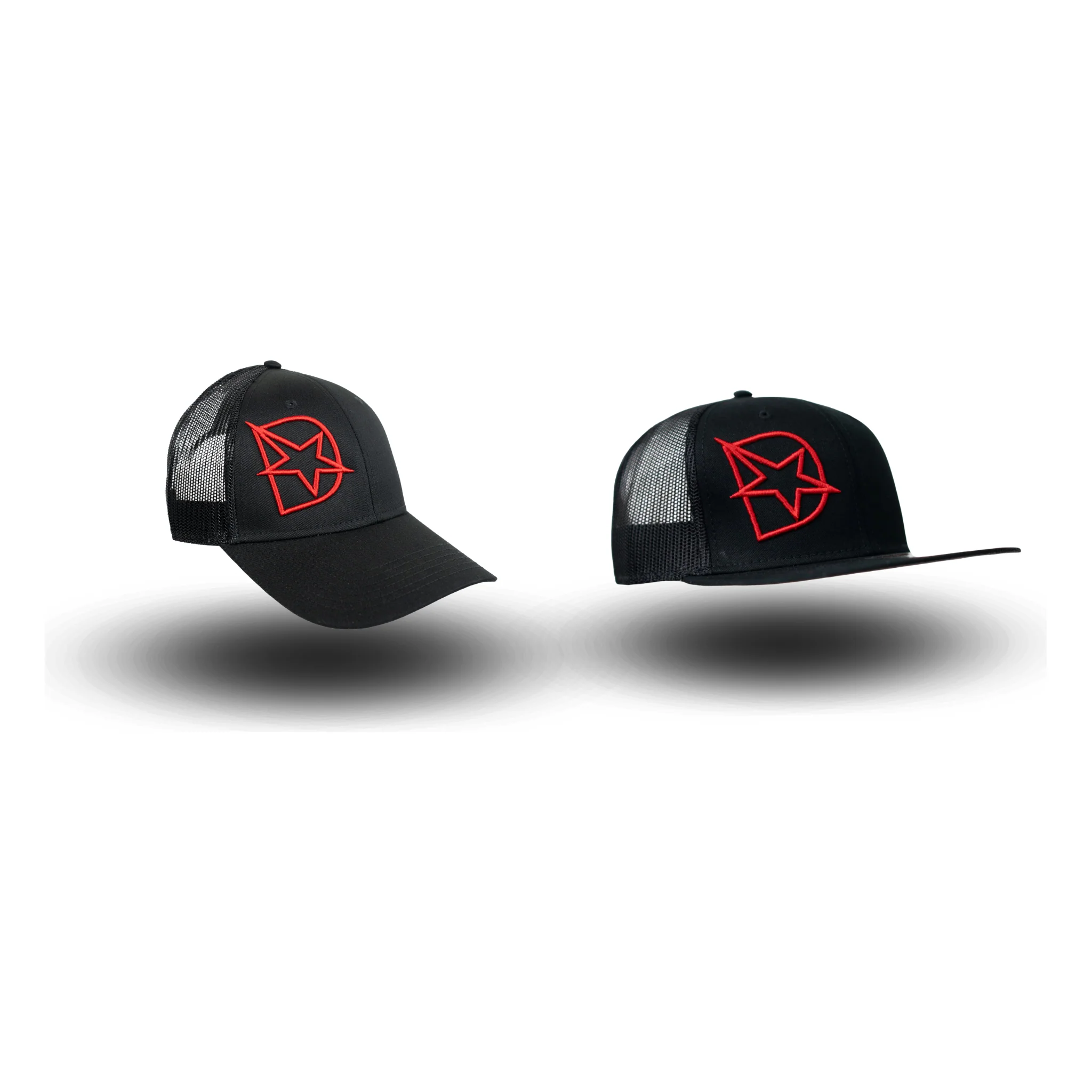DmaxStore D-Star Snapback Hat (Red/Black)