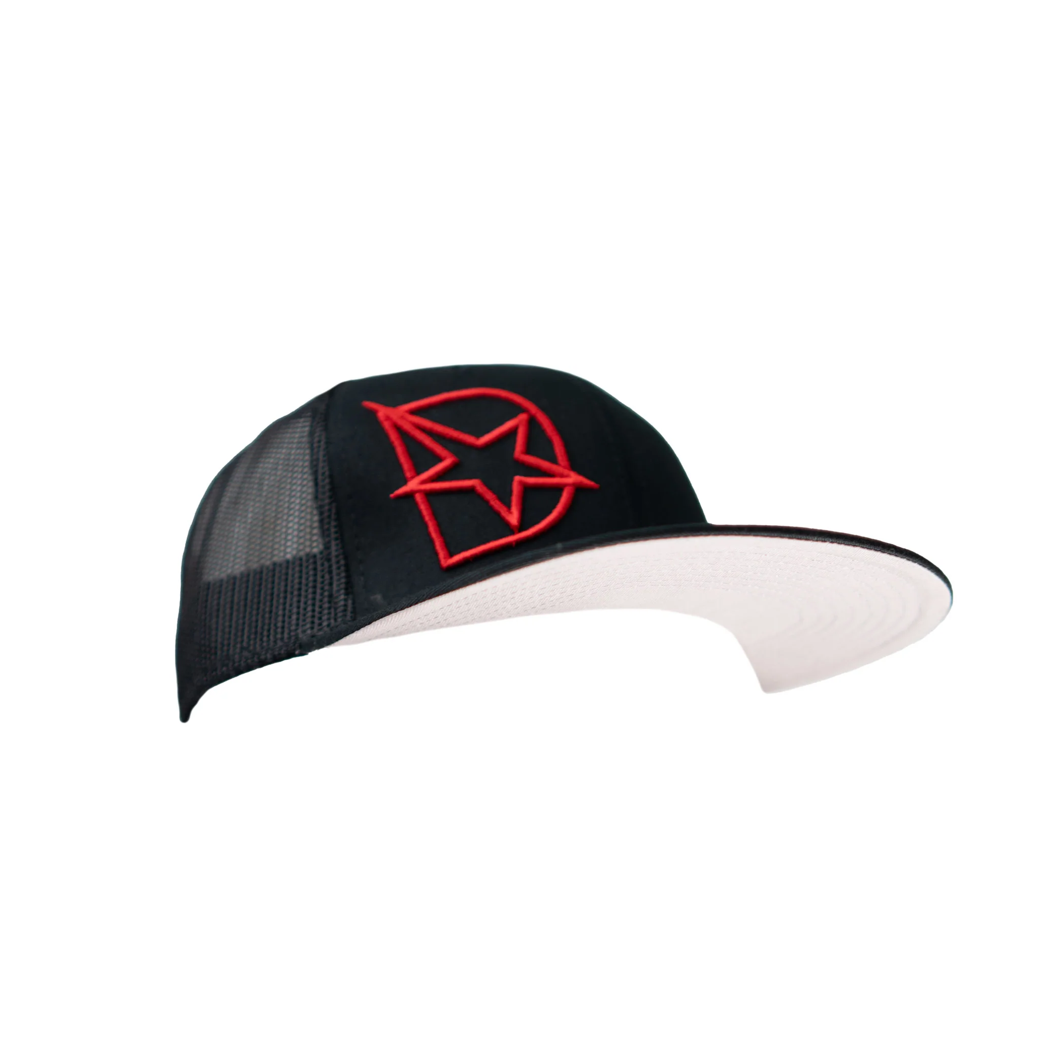 DmaxStore D-Star Snapback Hat (Red/Black) - Image 4