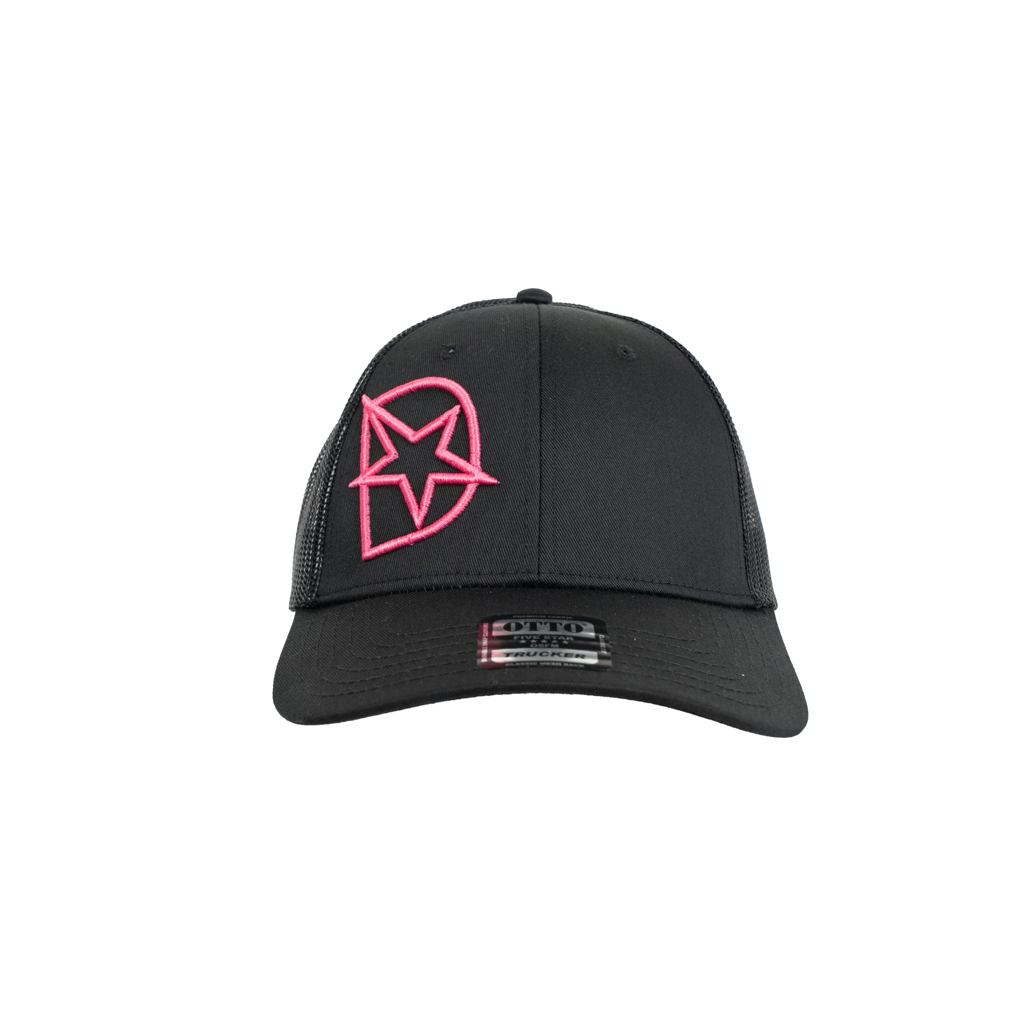 DmaxStore D-Star Snapback Hat (Pink/Black) - Image 2