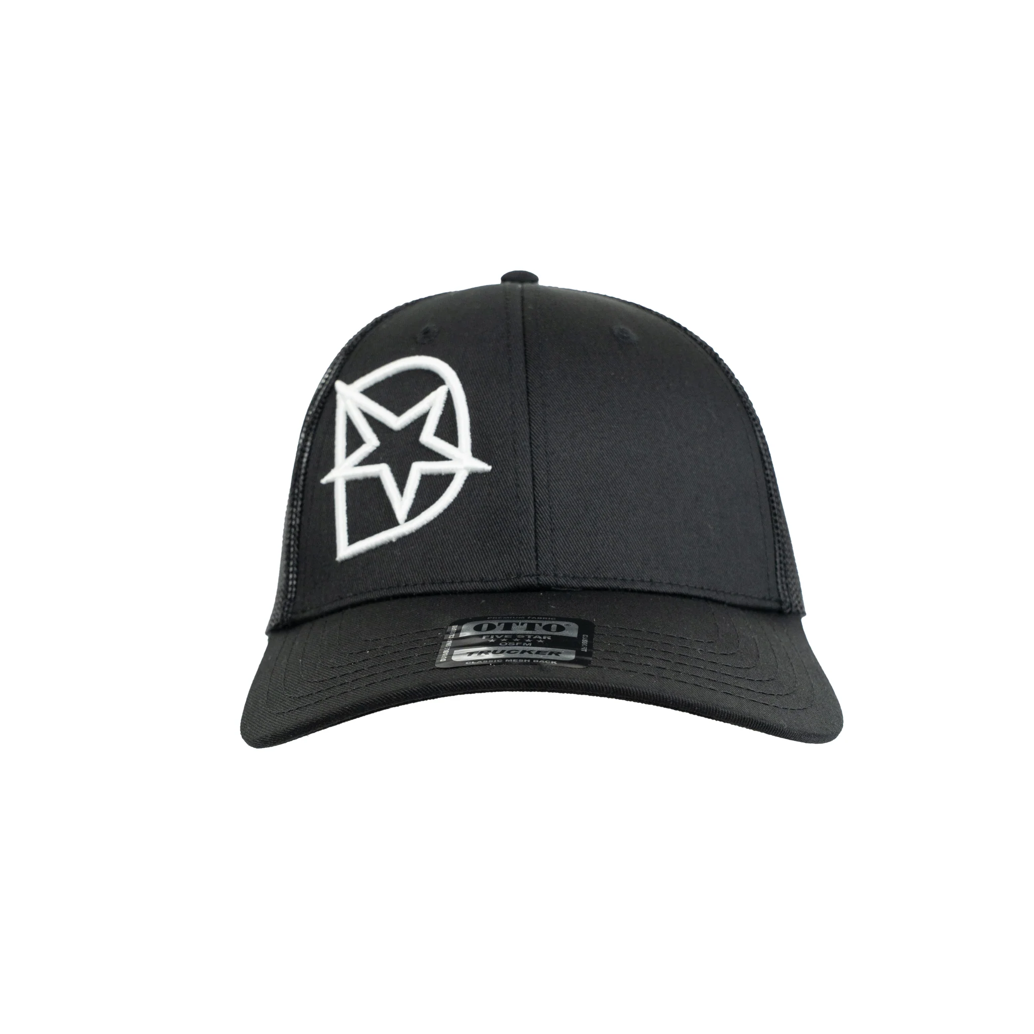 DmaxStore D-Star Snapback Hat (White/Black) - Image 6