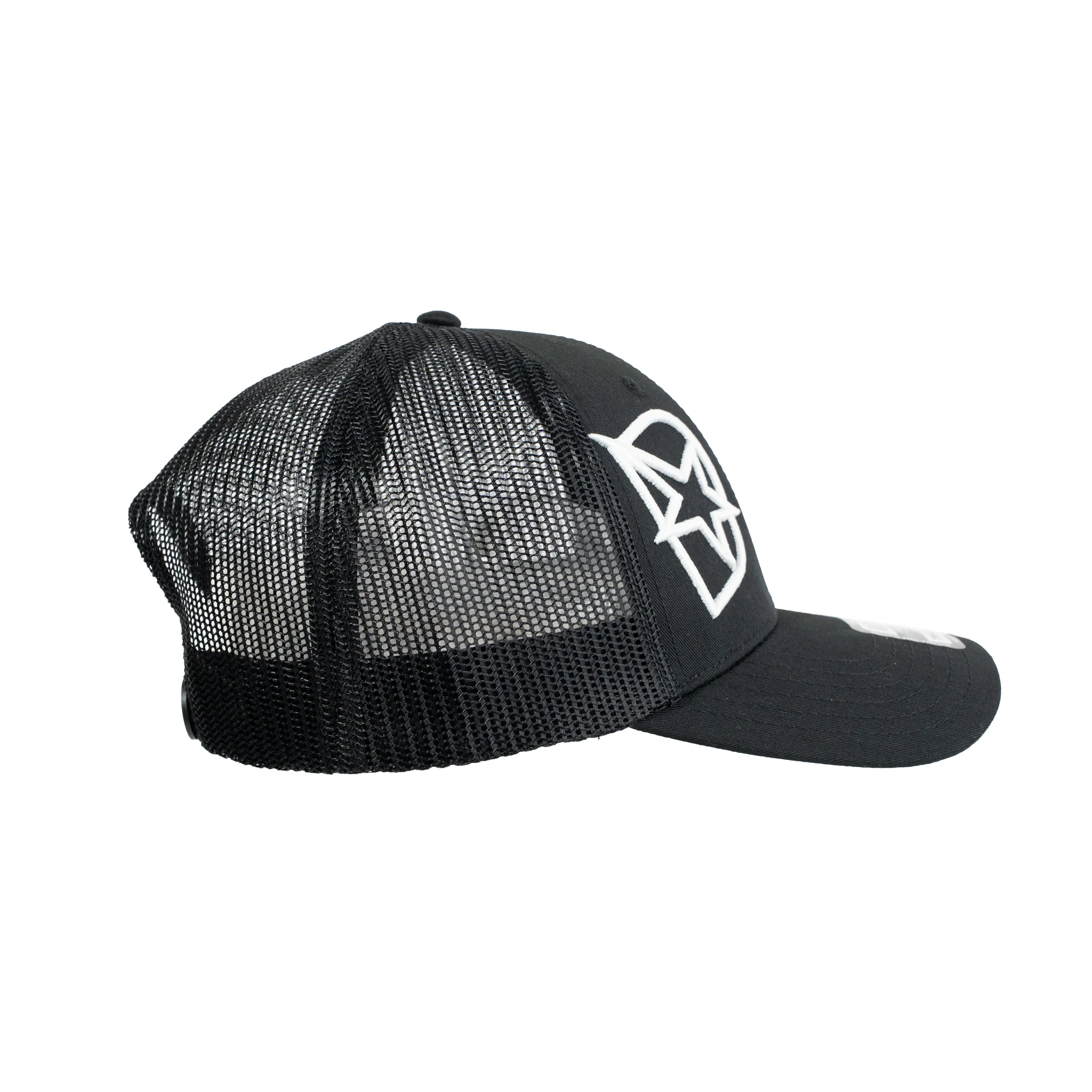 DmaxStore D-Star Snapback Hat (White/Black) - Image 7
