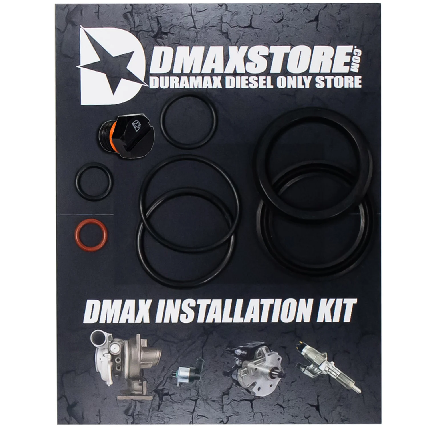 DmaxStore Filter Head Rebuild Kit w/Aluminum Bleeder Screw, 2001-2016 LB7/LLY/LBZ/LMM/LML - Image 2