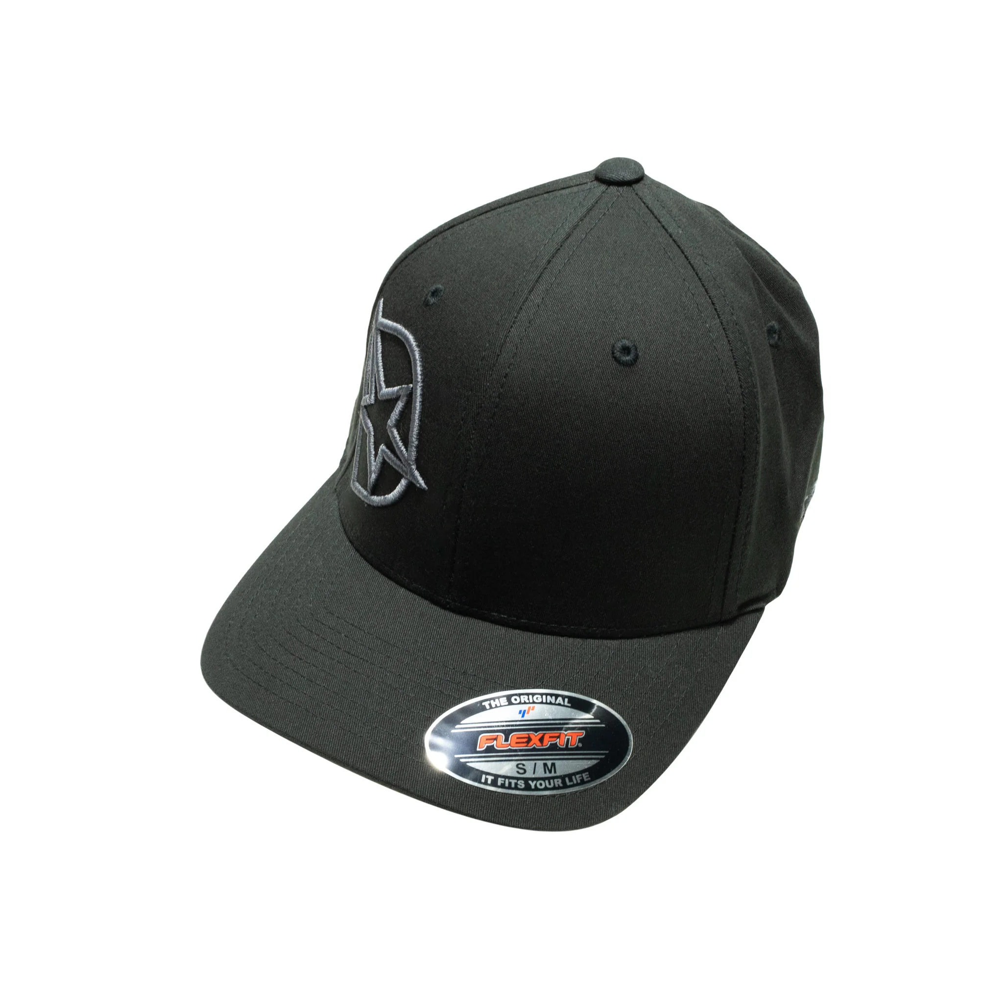 DmaxStore Flexfit Hat (Black-Gray) - Image 4