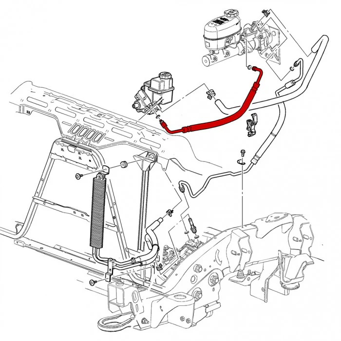 DmaxStore Hydroboost Inlet Line, 2011-2014 LML - Image 6
