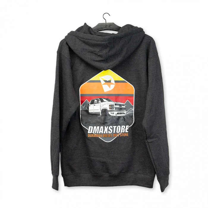 DmaxStore Kodiak Heavyweight Charcoal Grey Hoodie - Image 3