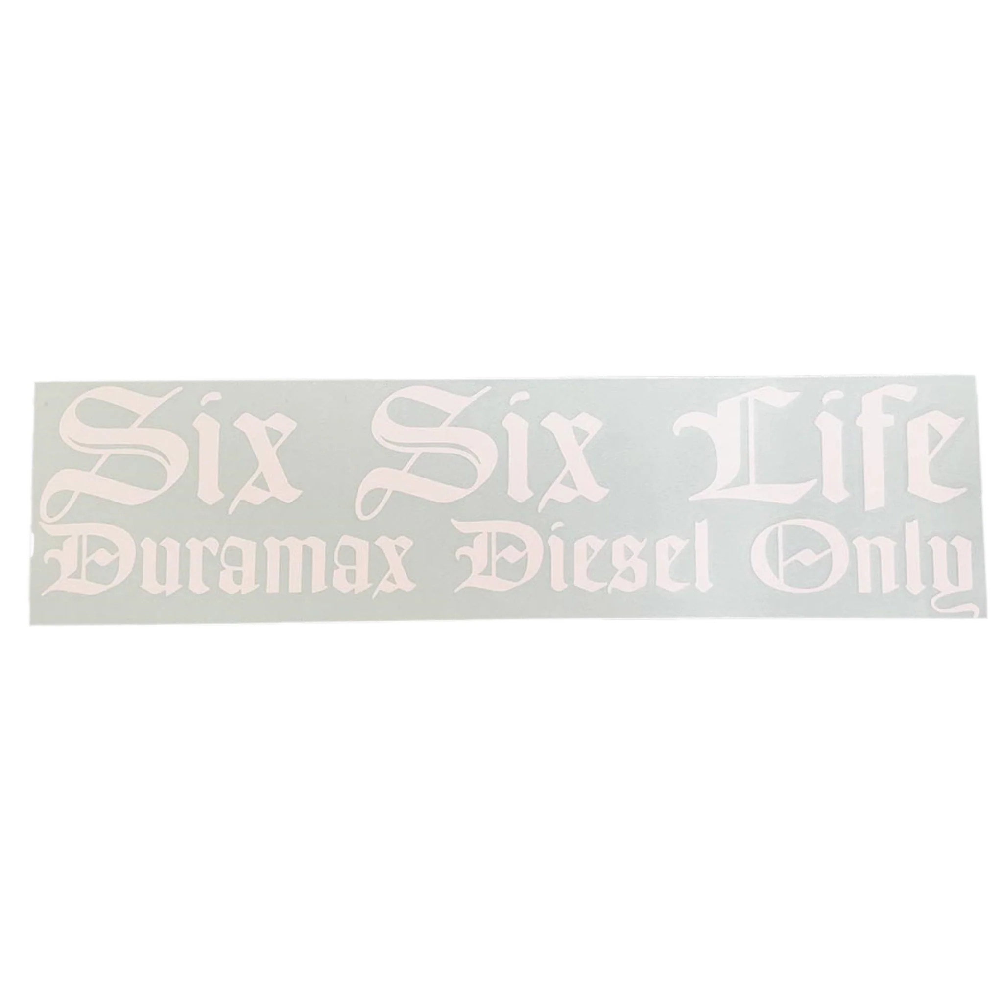 DmaxStore Six.Six Life Vintage Style Vinyl Transfer Sticker 14.3"x3.45" - Image 3