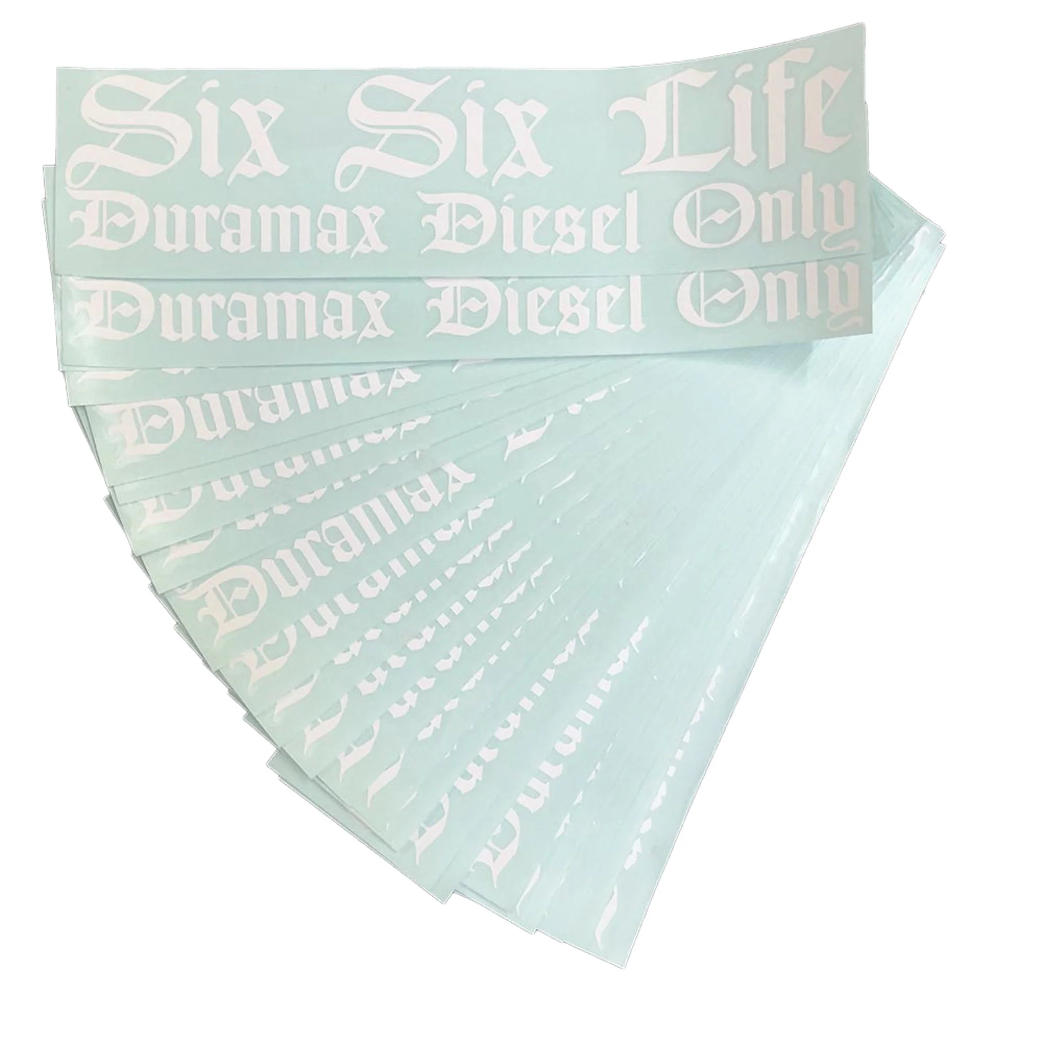 DmaxStore Six.Six Life Vintage Style Vinyl Transfer Sticker 14.3"x3.45" - Image 4