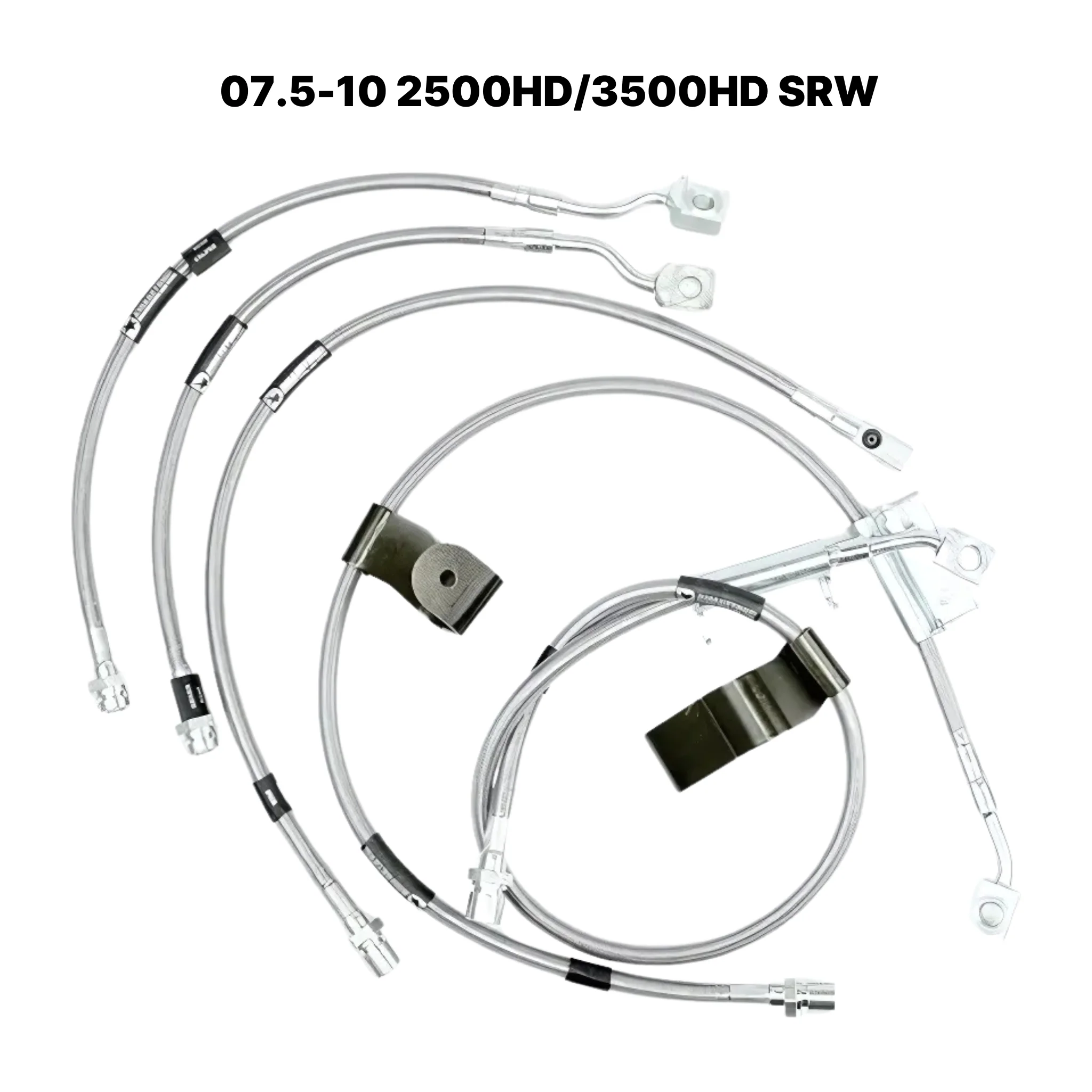DmaxStore Stainless Steel Brake Lines, 2007.5-2010 LMM Single Rear Wheel - Image 2