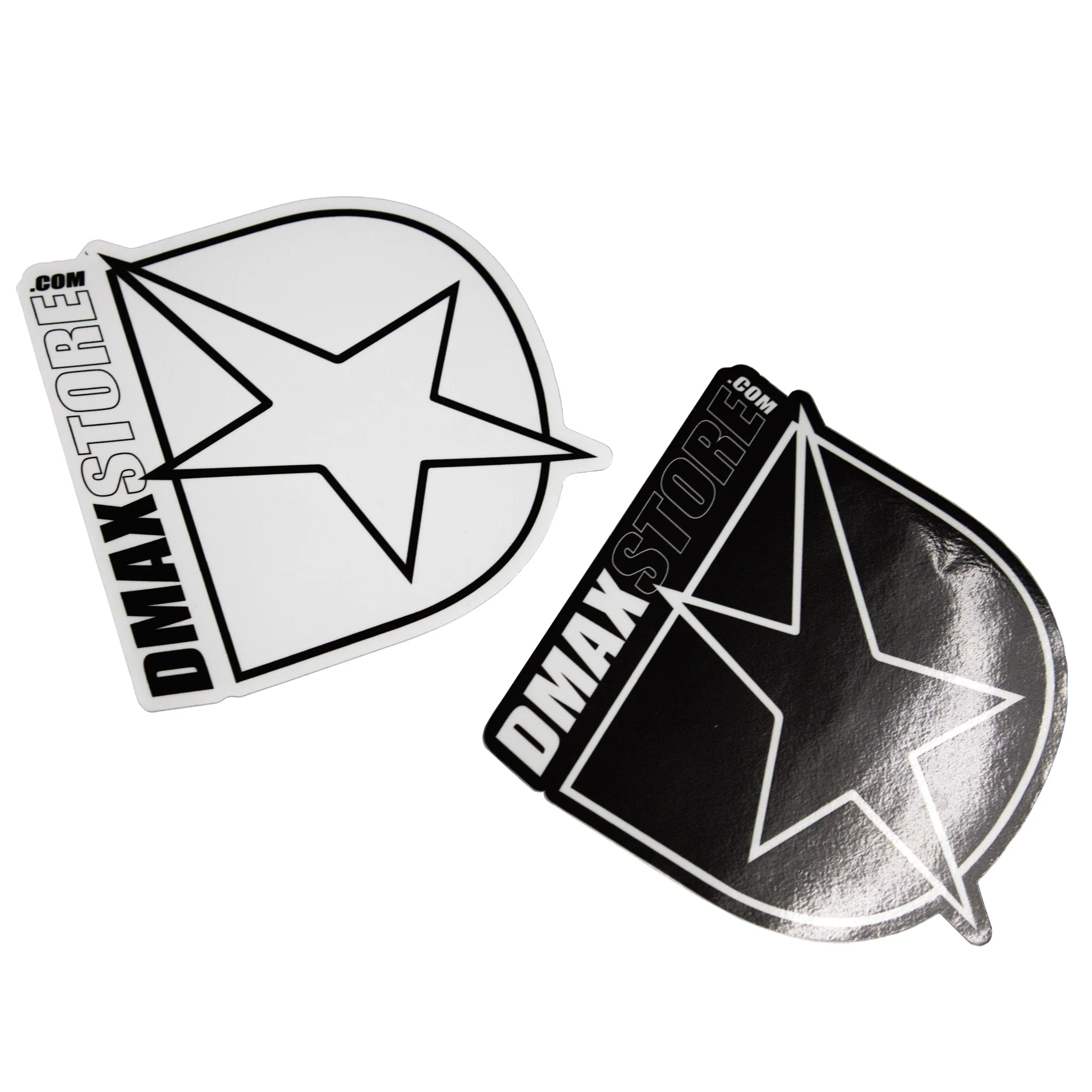DmaxStore Black and White D-Star Sticker 2 Pack - Image 3