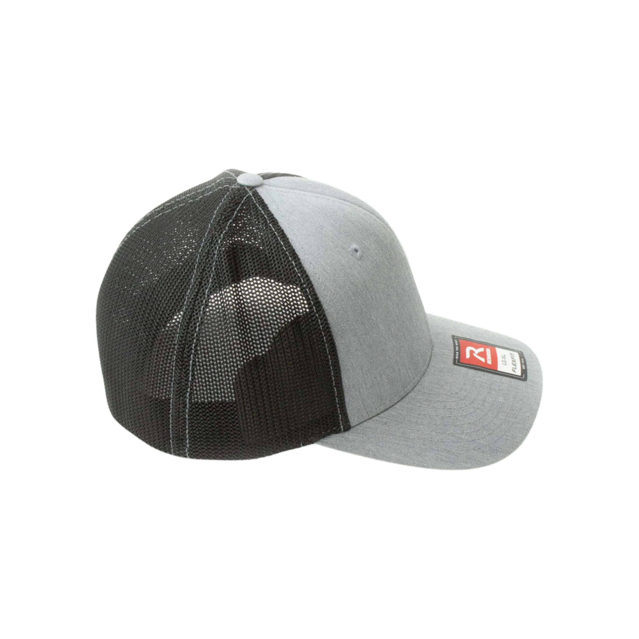 DmaxStore Woven Crest Patch R-Flex Fitted Trucker Hat - Image 3