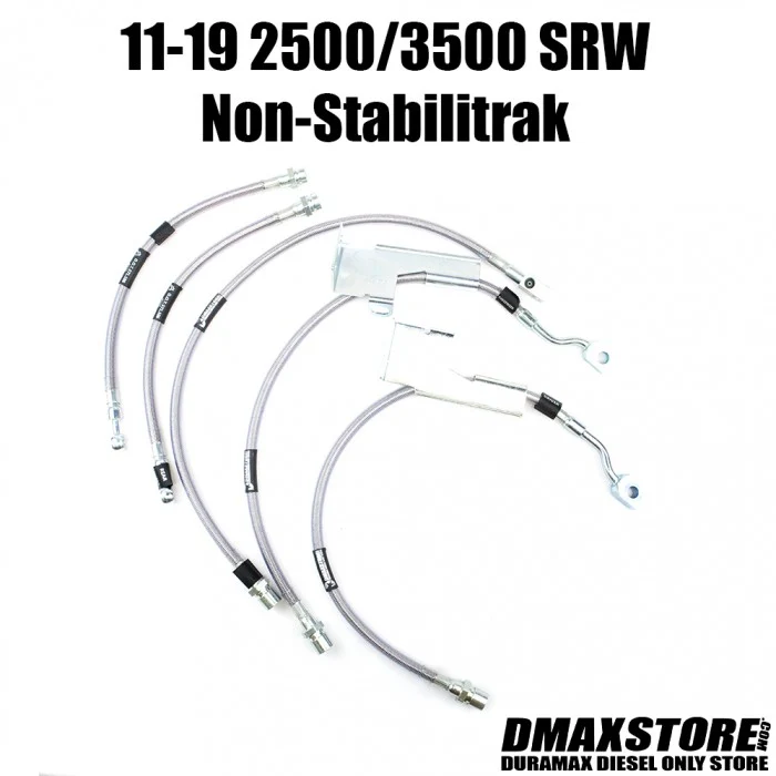 DmaxStore Stainless Steel Brake Lines, 2011-2019 LML/L5P - Image 3