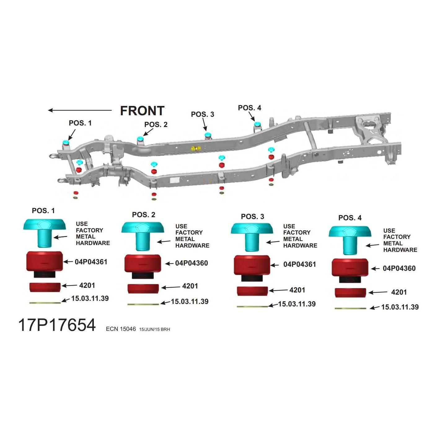Energy Suspension Body Mount Bushings 2007.5-2010 LMM - Image 3
