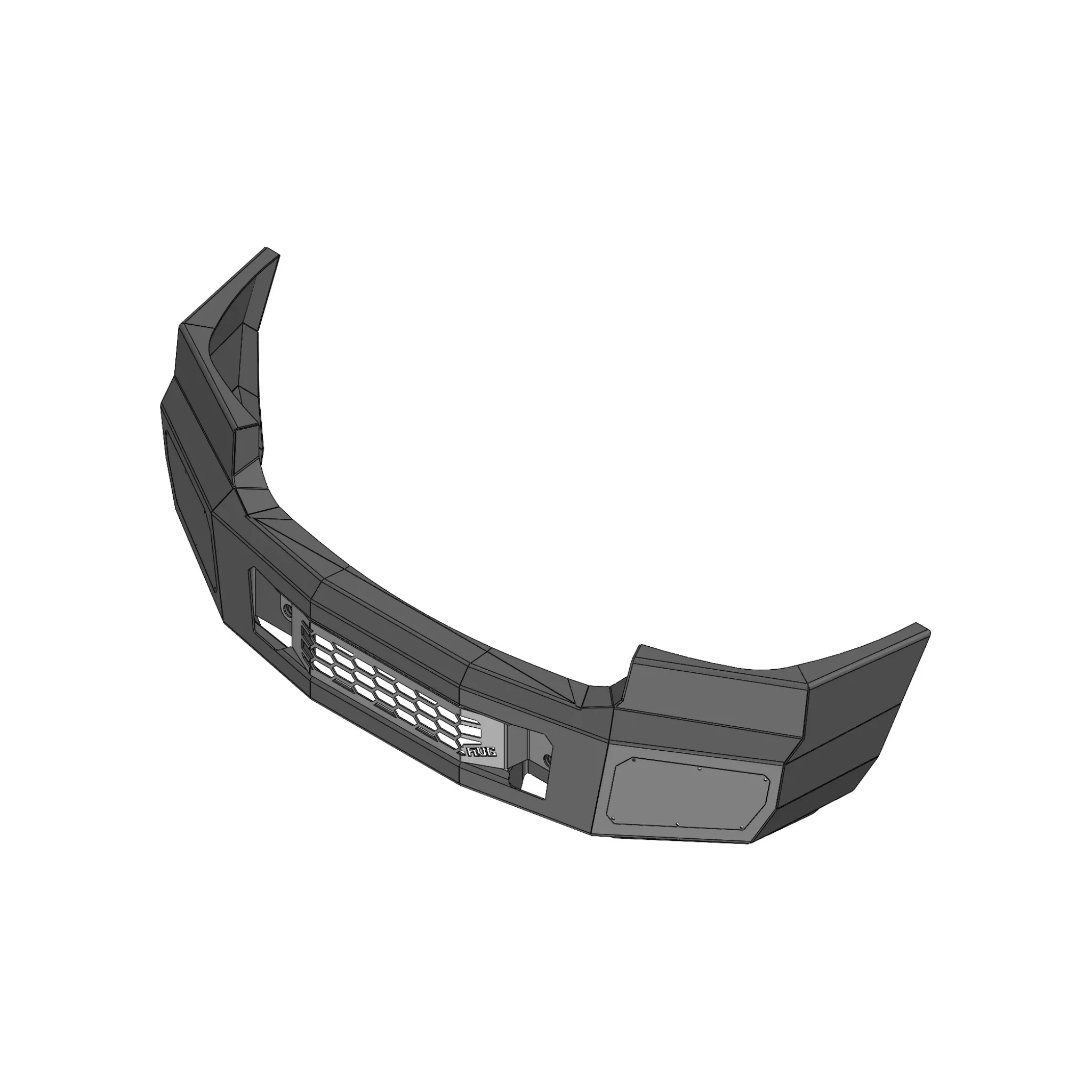 FLOG Industries Steel Demon Series Front Bumper, Sierra 2008-2010 LMM - Image 2