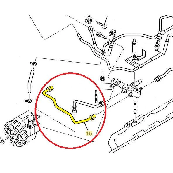 Fuel Feed Line, 2001-2004 LB7 - Image 2