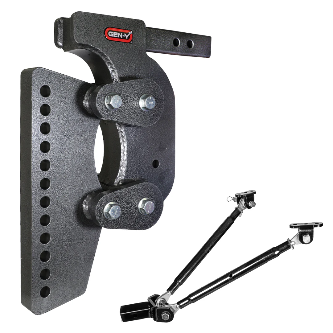 Gen-Y 2" 16K Boss Torsion Flex Weight Distribution Drop Hitch (15.5" Drop)