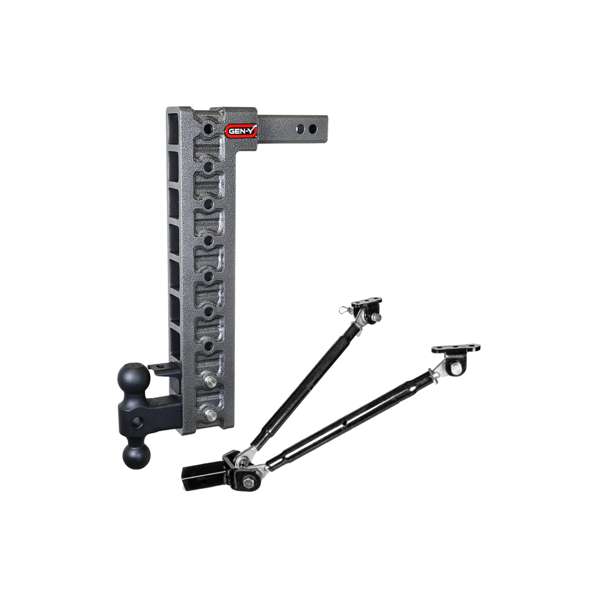 Gen-Y Mega-Duty 10K Drop Hitch 2" Receiver (20" Drop)